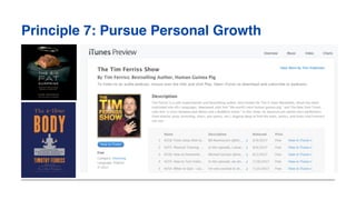 Principle 7: Pursue Personal Growth
 