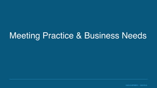 ©2016 MFMER | 3507910-
Meeting Practice & Business Needs
 