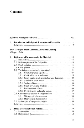 Fatigue Of Structures And Materials Schijve J | PDF