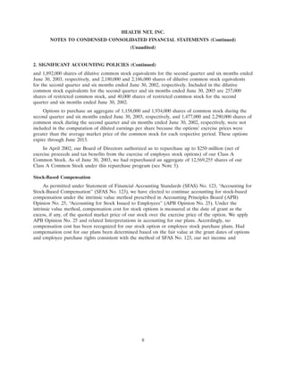 helath net 03_10q