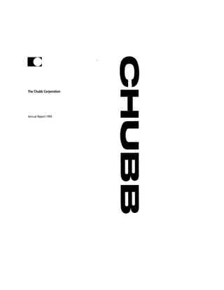 chubb Annual Report 1995