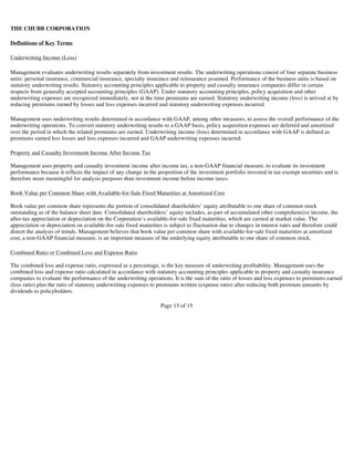 chubb3902 Supplementary Investor Information