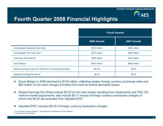 AES 4Q 08 Review