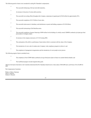 AES 2004 Proxy statement