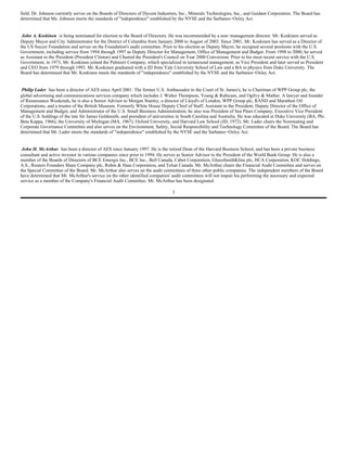 AES 2004 Proxy statement