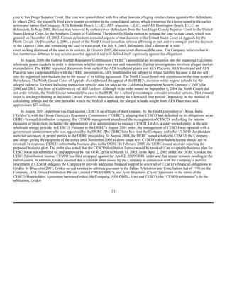 AES 3Q 2005 Form10QA