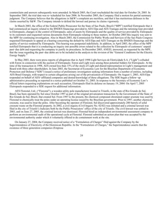 AES 3Q 2005 Form10QA