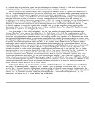 AES 3Q 2005 Form10QA