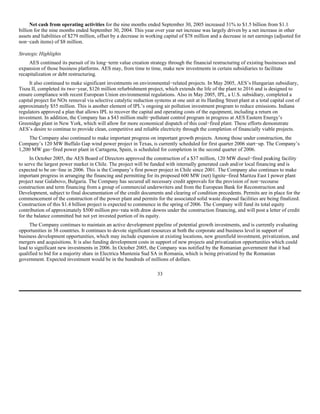AES 3Q 2005 Form10QA