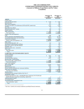 AES 3Q 2005 Form10QA