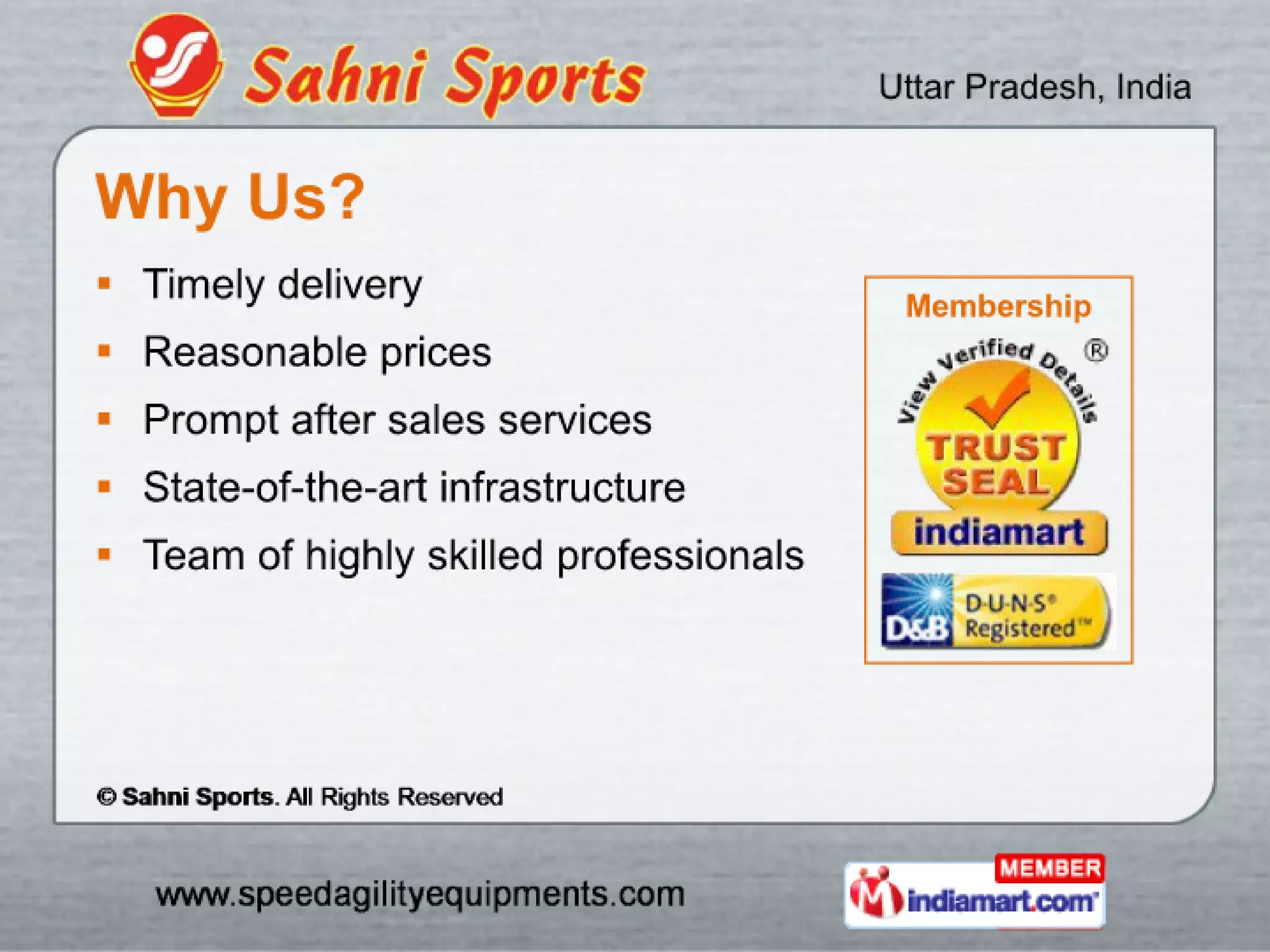 SAHNI SPORTS Uttar Pradesh India