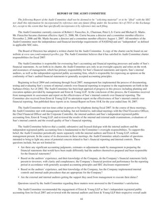 sun proxy statement 07