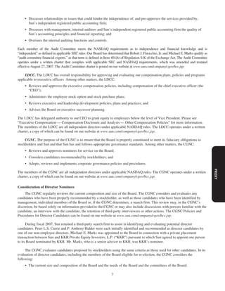 sun proxy statement 07