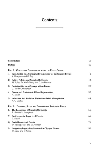Event Management And Sustainability First Razaq Raj James Musgrave | PDF