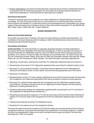 texas instruments 2007 Proxy Statement