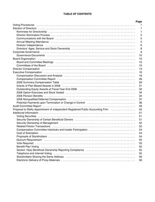 texas instruments 2007 Proxy Statement