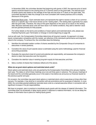 texas instruments 2007 Proxy Statement