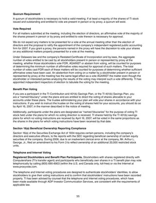 texas instruments 2007 Proxy Statement