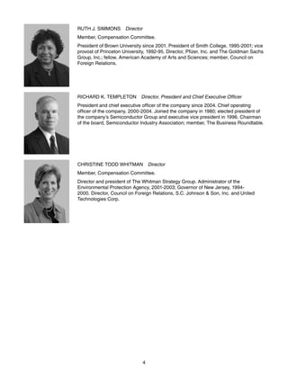 texas instruments 2007 Proxy Statement