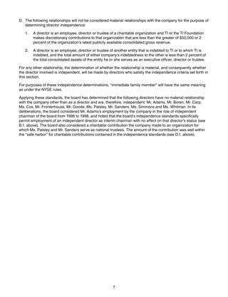 texas instruments 2007 Proxy Statement