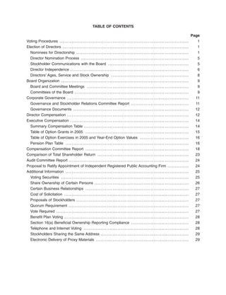 texas instruments 2006Proxy Statement