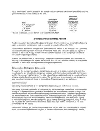 texas instruments 2006Proxy Statement