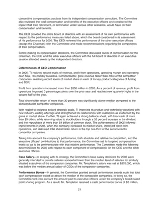 texas instruments 2006Proxy Statement