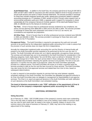 texas instruments 2006Proxy Statement