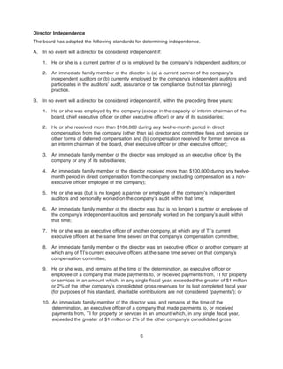 texas instruments 2006Proxy Statement
