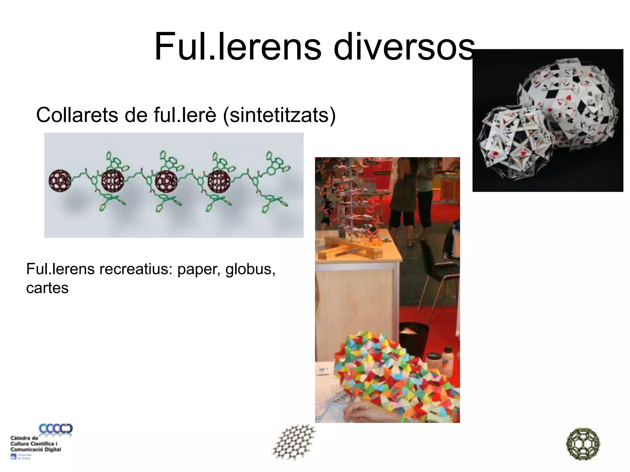 Ful.lerens diversosCollarets de ful.lerè (sintetitzats)Ful.lerens recreatius: paper, globus, cartes