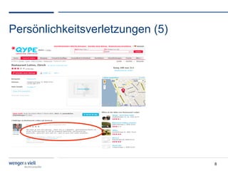 Persönlichkeitsverletzungen (5)




                                  8
 