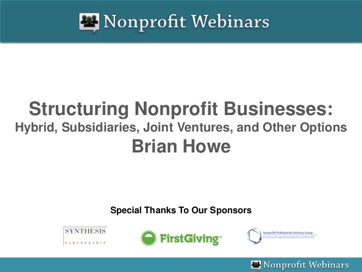 Online payment options for non-profit organizations