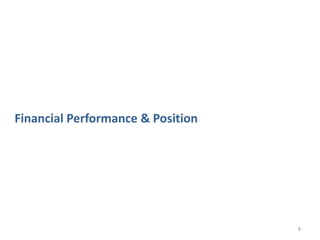 Financial Performance & Position




                                   8
 