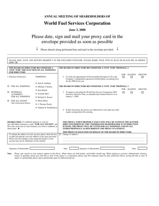 World Fuel 2008_Proxy_Final