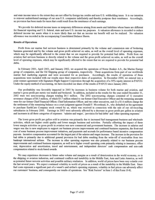 WorldFuel 2003AnnualReport