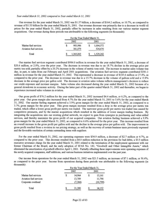 WorldFuel 2003AnnualReport
