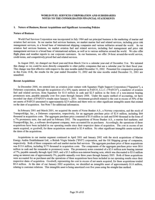 WorldFuel 2003AnnualReport