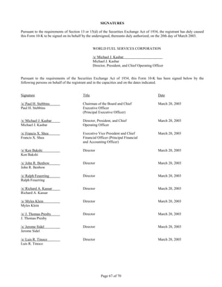 WorldFuel 2002 Transition AnnualReport