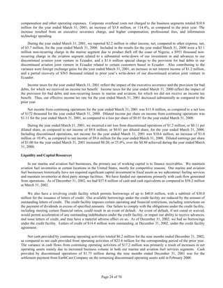 WorldFuel2002 Transition Annual Report