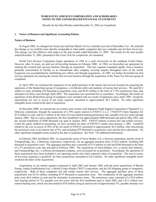 WorldFuel2002 Transition Annual Report