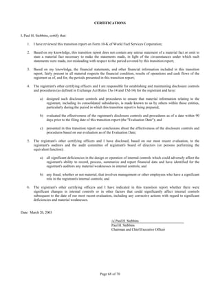 WorldFuel2002 Transition Annual Report