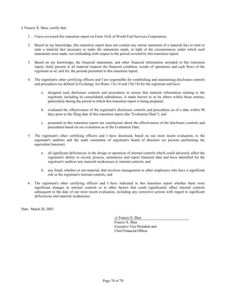 WorldFuel2002 Transition Annual Report