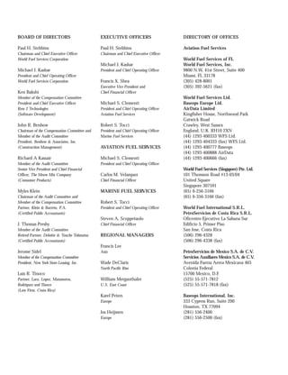 WorldFuel2002 Transition Annual Report