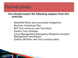Avoid doom and gloom – be realistic Establish and Understand replacement timesPlace Profit Processes in a priority order You can do this in term of frequency of use or profitability or ease – whatever you decide