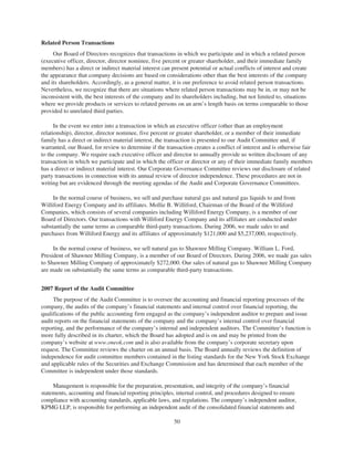 oneok 2007 Proxy Statement