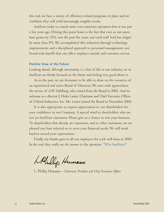 sun trust banks 2003 10-K