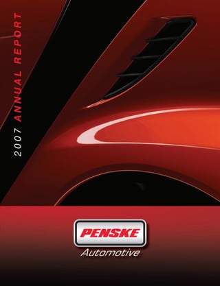 penske automotive group 2007 Annual Report  
