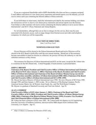 consoliddated edison  2003 joint proxy 