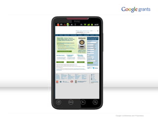 Google Confidential and Proprietary
 