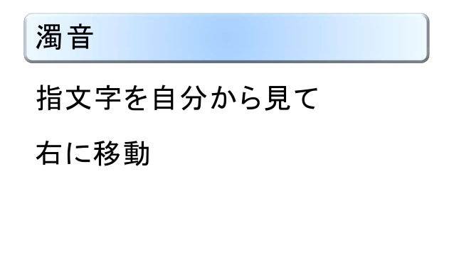指文字は由来が面白い